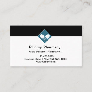 Pharmacy Pharmacist Retail Business Cards