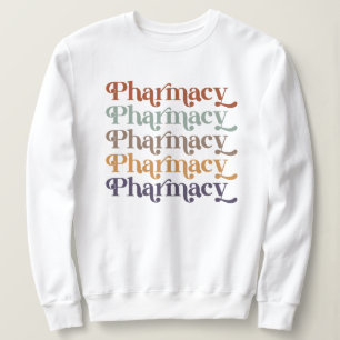 Pharmacy Retro Pharmacist Pharmacy Student Gift  Sweatshirt