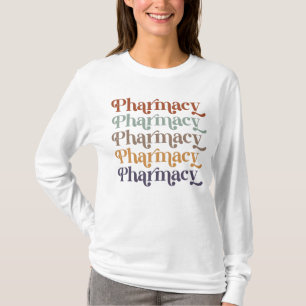 Pharmacy Retro Pharmacist Pharmacy Student Gift  T-Shirt