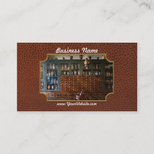 Customizable Pharmacy - Right behind the counter Business Card