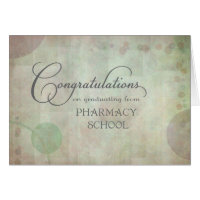 Pharmacy School Congratulations Card