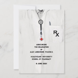 Pharmacy School Graduation Announcement 