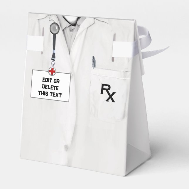 Pharmacy School Graduation Favor Boxes (Back Side)