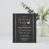 Pharmacy School Graduation Party Budget Invitation (Standing Front)
