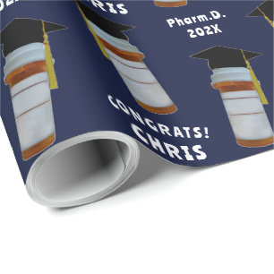 Pharmacy School Graduation Pharmacist Gift Wrapping Paper