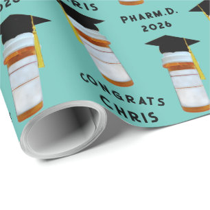 Pharmacy School Graduation Pharmacist Gift Wrapping Paper