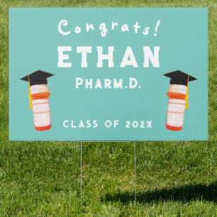 Pharmacy School Graduation Pharmacist Sign