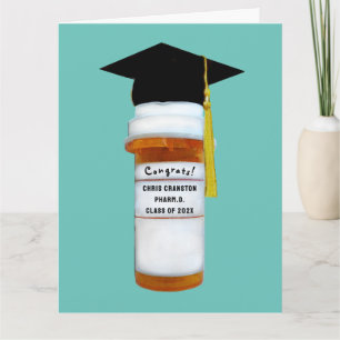 Pharmacy School Pharmacist Graduation Card