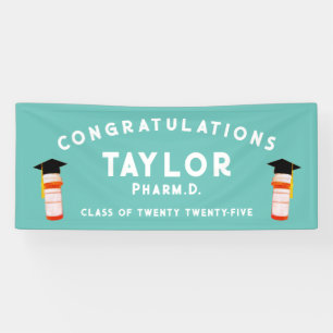 Pharmacy School Pharmacist Graduation Party Banner
