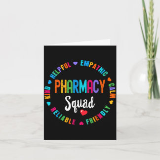 Pharmacy Squad Appregovernment Agencytion Week Card