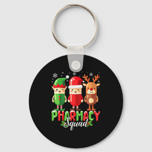 Pharmacy Squad Christmas Costume Funny Lls Pharmac Keychain