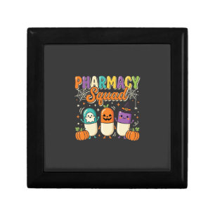 Pharmacy Squad Halloween Ghost Pills Design_1 Gift Box