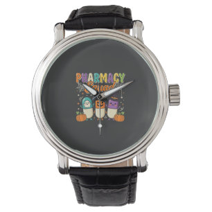 Pharmacy Squad Halloween Ghost Pills Design_1 Watch