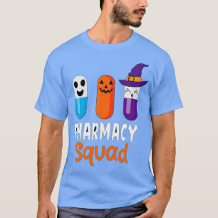 Pharmacy Squad Halloween Pills Costumes T-Shirt