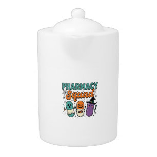 Pharmacy Squad Halloween Vintage Vector Shirt Desi Teapot