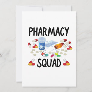 Pharmacy squad T-Shirt Invitation