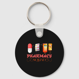 Pharmacy Squad Valentines Cute Lls Pharmacist Phar Keychain