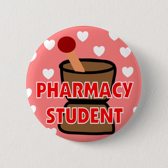 "PHARMACY STUDENT" Gifts Button (Front)