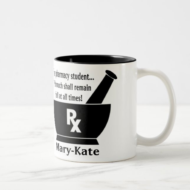 Pharmacy Student Mug - Personalized (Right)