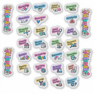 Pharmacy Subjects Sticker Pack