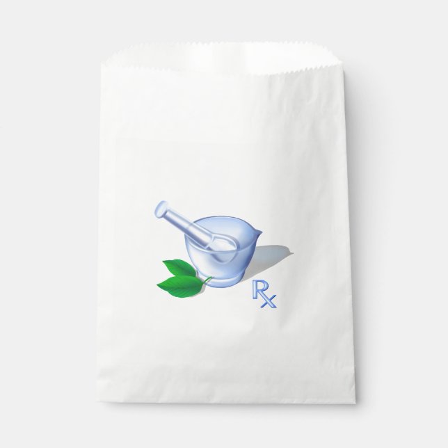 Pharmacy Symbol Favor Bag (Front)