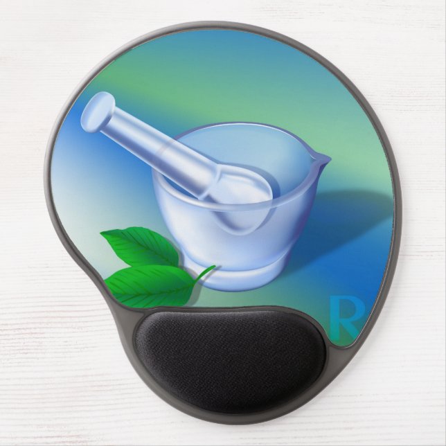 Pharmacy Symbol Gel Mouse Pad (Front)