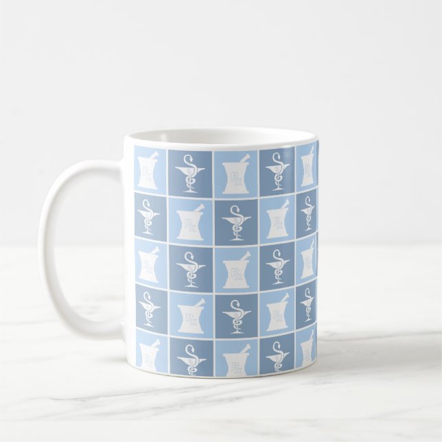 Pharmacy Symbol | Pharmacist | Pharmacy Tech Coffee Mug (Left)