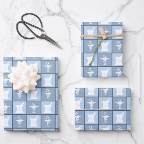 Pharmacy Symbol  Pharmacist Pharmacy Tech Pattern Wrapping Paper Sheets