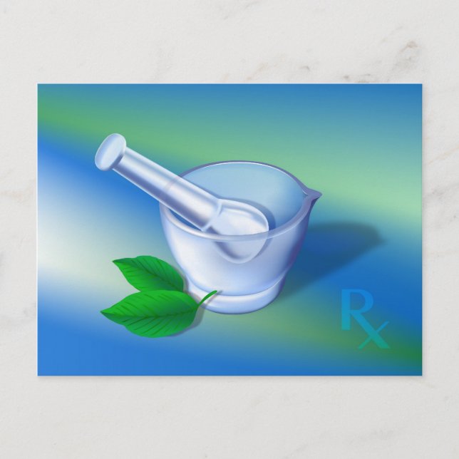 Pharmacy Symbol Postcard (Front)