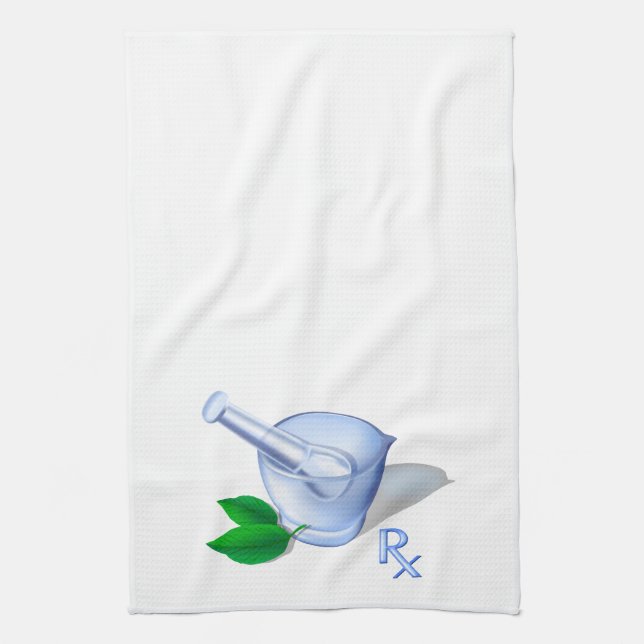 Pharmacy Symbol Towel (Vertical)