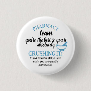 Pharmacy team appreciation thank you button