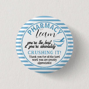 Pharmacy team appreciation thank you button