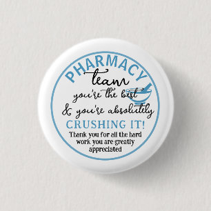 Pharmacy team appreciation thank you button