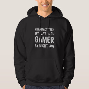 Pharmacy Tech For Pharmacy Technician And Gamers Hoodie
