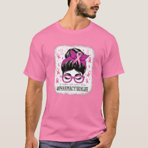 Pharmacy Tech In October We Wear Pink Women Breast T-Shirt