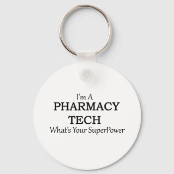 Pharmacy Tech Keychain by medical_gifts at Zazzle