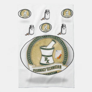 Pharmacy Tech Kitchen Hand Towel