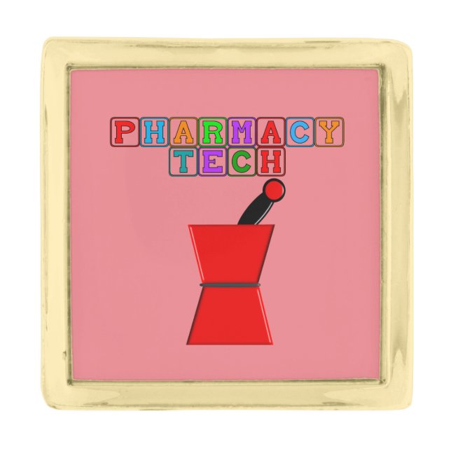 Pharmacy Tech Lapel Pin III (Front)