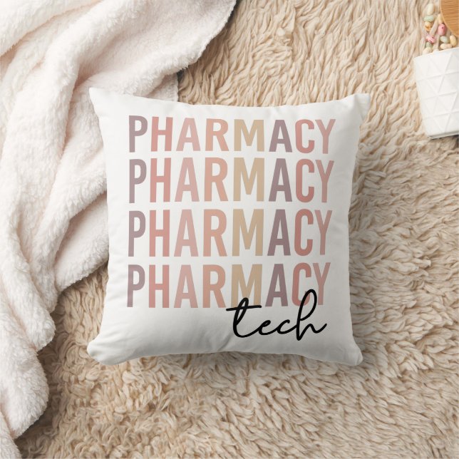 Pharmacy Tech | Pharmacy Technician Throw Pillow (Blanket)
