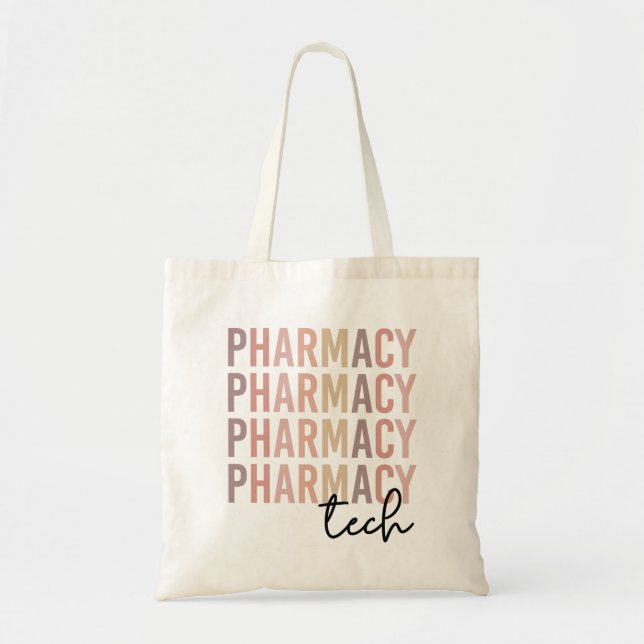 Pharmacy Tech | Pharmacy Technician Tote Bag (Front)