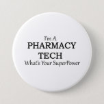 Pharmacy Tech Pinback Button at Zazzle