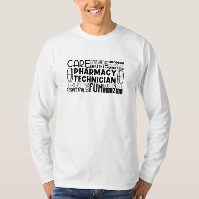 Pharmacy Tech Quote Medicine Pharmacist Technician T-Shirt (Front)