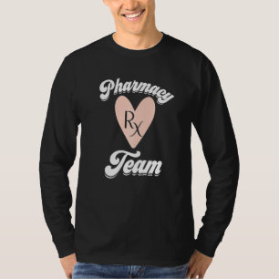Pharmacy Tech Team Pharmacy Week Rx Pink Heart App T-Shirt