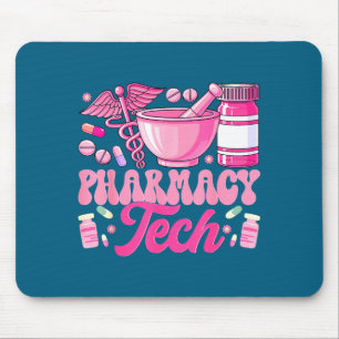 Pharmacy Tech Technician Pharmacist Student Design Mouse Pad