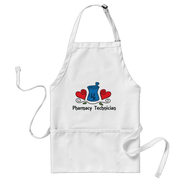 Pharmacy Technician Adult Apron (Front)