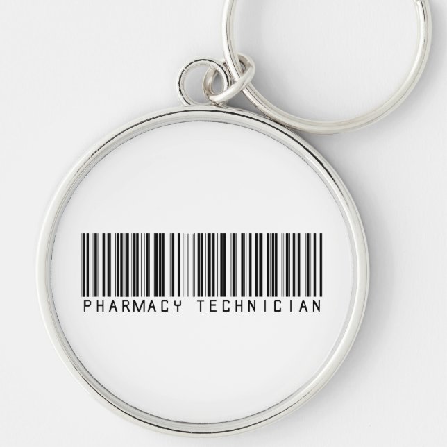 Pharmacy Technician Bar Code Keychain (Front)