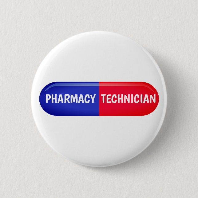 Pharmacy Technician Button (Front)