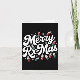 Pharmacy Technician Christmas Pharmacist Pharmacy Card