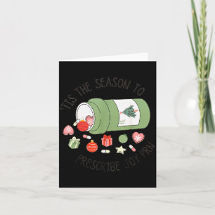 Pharmacy Technician Christmas Pharmacy Graduation Card
