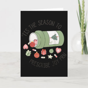 Pharmacy Technician Christmas Pharmacy Graduation Card
